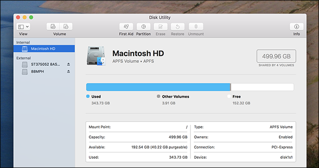 which disk is my boot drive mac